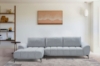 Picture of LENNOX Fabric Sectional Sofa/Sofa Bed with Adjustable Backrest - Chaise Facing Left