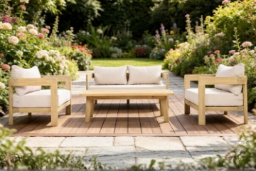 Picture of LUMORA 4PC Outdoor Sofa Set with Coffee Table