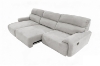 Picture of LUNOX Power Reclining Sectional Sofa/Slide out Sofa Bed with USB Type-C Ports (Light Grey) - Chaise Facing Left
