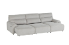 Picture of LUNOX Power Reclining Sectional Sofa/Slide out Sofa Bed with USB Type-C Ports (Light Grey) - Chaise Facing Right