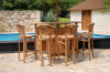 Picture of BALI Solid Teak Wood Bar Set Model 140