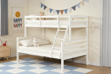 Picture of DORMA Twin-Full Bunk Bed (White)