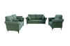 Picture of LUMA Fabric Sofa Range (Green) - Armchair + Loveseat + Sofa Set