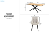 Picture of MARION 7PC 71" Dining Set