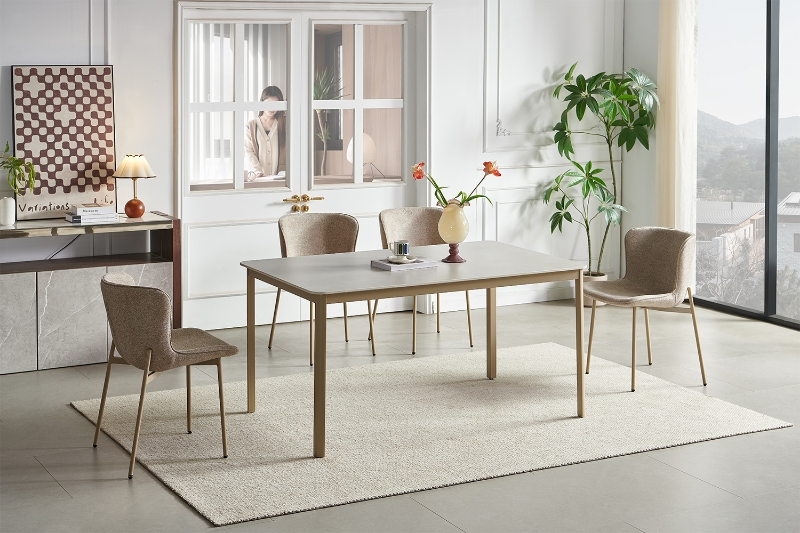 Picture of ONSLOW 5PC 59" Sintered Stone Top Dining Set