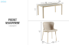 Picture of ONSLOW 5PC 59" Sintered Stone Top Dining Set
