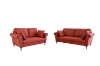 Picture of LUMA Fabric Sofa Range (Red) - Armchair + Loveseat + Sofa Set