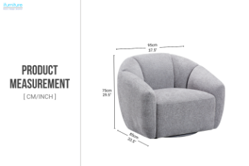 Picture of AURO 360° Swivel Armchair/Sofa Chair