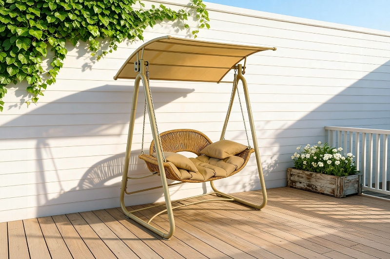 Picture of PORCH Outdoor Swing Chair With Canopy