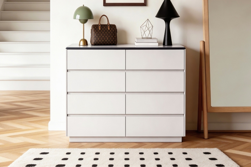 Picture of LINAS 8-Drawer Engineered Stone Top Chest