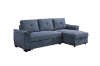 Picture of [FLOOR MODEL CLEARANCE]MATON Reversible Corner Sofa/Pull-Out Sofa Bed with Storage (Blue)