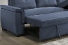 Picture of [FLOOR MODEL CLEARANCE]MATON Reversible Corner Sofa/Pull-Out Sofa Bed with Storage (Blue)