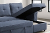 Picture of [FLOOR MODEL CLEARANCE]MATON Reversible Corner Sofa/Pull-Out Sofa Bed with Storage (Blue)