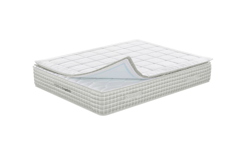 Picture of COREXA Gel Memory Foam Detachable Dual Layer 5 Zone Pocket Spring Mattress - Eastern King Size