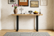 Picture of TASMAN 51"/59" Solid NZ Pine Wood Console Table (Live Edge)
