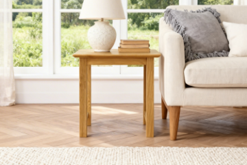 Picture of NEWLAND Solid Oak Large Lamp Table/ Side Table