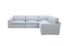 Picture of SPLENDOR Feather-Filled Fabric Corner Sofa (Grey)