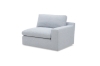 Picture of SPLENDOR Feather-Filled Fabric Corner Sofa (Grey)