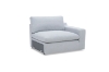 Picture of SPLENDOR Feather-Filled Fabric Corner Sofa (Grey)