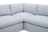 Picture of SPLENDOR Feather-Filled Fabric Corner Sofa (Grey)