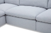 Picture of SPLENDOR Feather-Filled Fabric Corner Sofa (Grey)