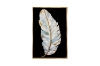 Picture of 357-014 Decorative Wall Art with Golden Frame (15.5"x23.5") - White Feather