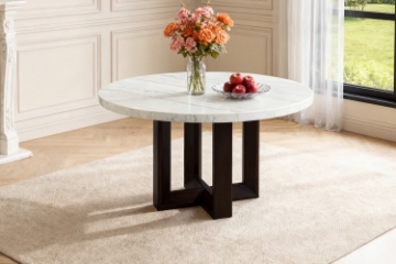 Picture of EDWYN D54" Marble Top Dining Table