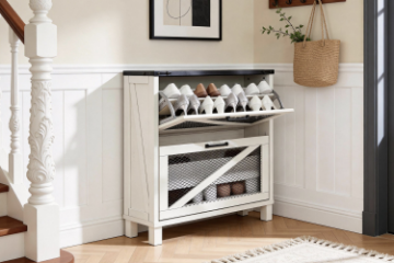 Picture of CAIN Shoe Cabinet with 2 Flip Drawers