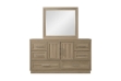 Picture of ELBRIM 6-Drawer Dresser with Mirror