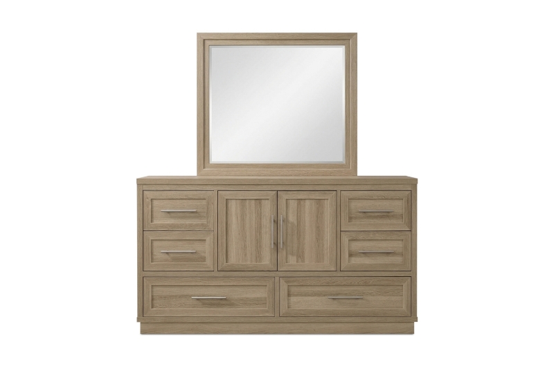 Picture of ELBRIM 6-Drawer Dresser with Mirror
