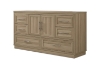 Picture of ELBRIM 6-Drawer Dresser with Mirror