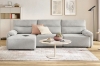 Picture of LUNOX Power Reclining Sectional Sofa/Slide out Sofa Bed with USB Type-C Ports (Light Grey)