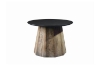 Picture of BETA D23.6" Round Reclaimed Pine Wood Side Table