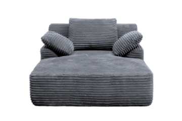 Picture of OVIOS Corduroy Compressed Lounge Chair/Sofa Bed with 3 Pillows