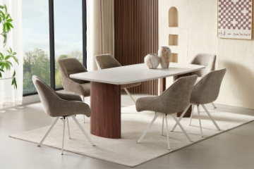 Picture of DAVEN 7PC 78.5" Dining Set