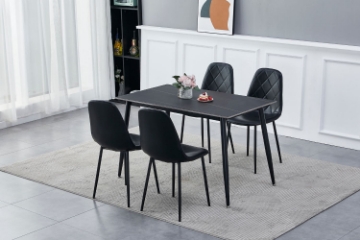 Picture of YOONA 5PC 47" Sintered Stone Top Dining Set