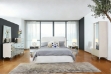 Picture of MIRORA 4PC/5PC/6PC Mirrored Bedroom Combo Set in Queen/Eastern King Size