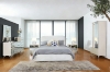 Picture of  MIRORA Mirrored Bedroom Combo Set - 4PC Queen
