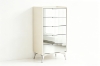 Picture of  MIRORA Mirrored Bedroom Combo Set - 4PC Queen