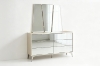 Picture of  MIRORA Mirrored Bedroom Combo Set - 4PC Queen