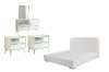 Picture of MIRORA Mirrored Bedroom Combo Set - 6PC Eastern King