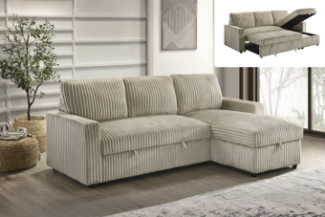Picture of WATTON Reversible Sofa/Pull-Out Sofa Bed with Storage