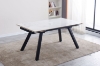 Picture of DALTON 71"-94.5" Extension Glossy Sintered Stone Top Dining Table