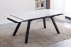 Picture of DALTON 71"-94.5" Extension Glossy Sintered Stone Top Dining Table