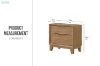 Picture of BRYDEN 2-Drawer Nightstand