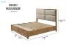 Picture of BRYDEN Bed Frame with Storage Drawers in Queen/Eastern King Size