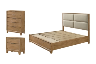 Picture of BRYDEN Bedroom Combo Set - 3PC Queen