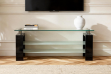 Picture of HORIZON Glass TV Stand (Black)