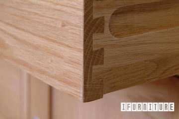 Picture of [FLOOR MODEL CLEARANCE]  NEWLAND Solid Oak Corner Desk 