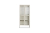 Picture of [FLOOR MODEL CLEARANCE]  STARK Steel Frame 2-Door Glass Display Cabinet (Cream) 
